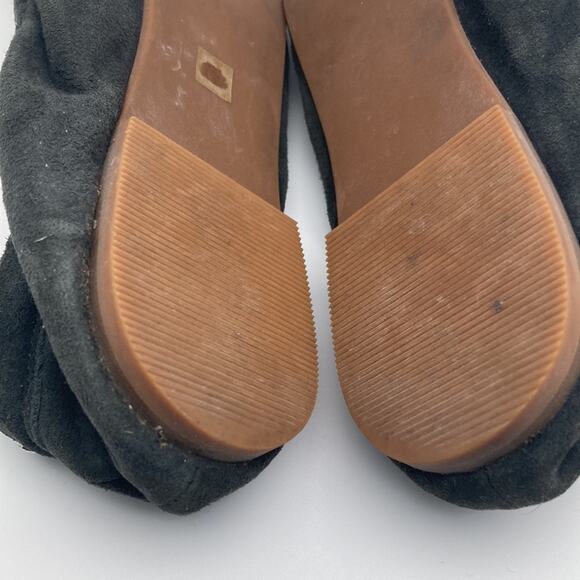 Matt Bernson Womens Gray Suede Glitter Stretch Ballet Flats 7.5 - Picture 6 of 9